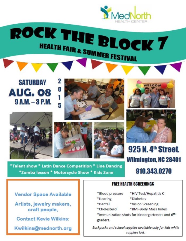 Don’t miss Med North’s 2015 Rock-The-Block!